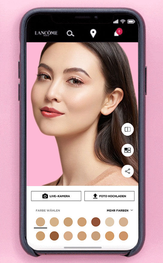 המראה הוירטואלית של LANCÔME